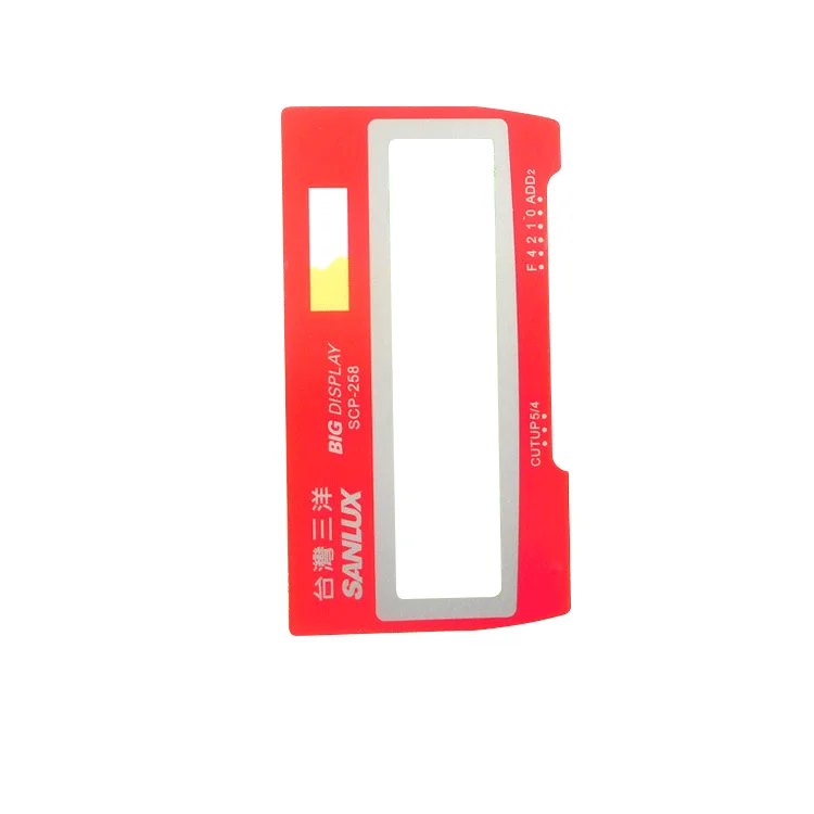 Top quality china cusotmerized smart electronical and led membrane graphic overlay for controller equipment