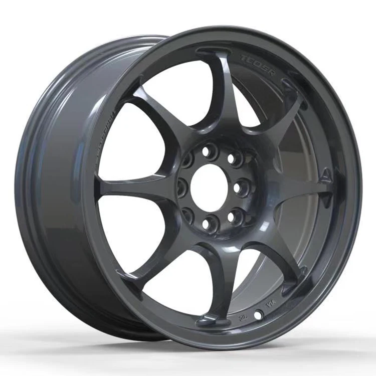 Japanese 4x100 white color 15 16 inch alloy wheels rims for car