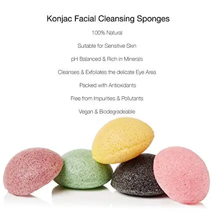 Китайский производитель новинка 100% натуральный роскошный спонж Konjac для ухода за кожей индивидуальная фирменная торговая