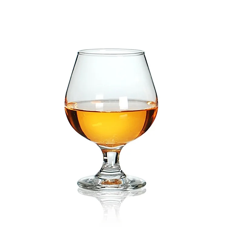Wholesale 250ML Short Feet Brandy Snifter Glasses Brandy Glass Bottles Cognac Brandy Glass