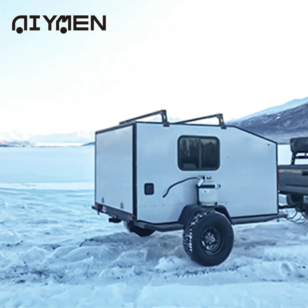 China New Caravan Van Camper RV Plegable Ultra Lightweight Mini 4x4 Offroad Trailer With Heating System For Sale