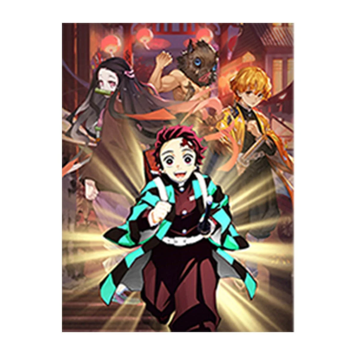 Customized 3d Flip Anime Poster DB 3d Printing Lenticular Poster Print For Wall with frame