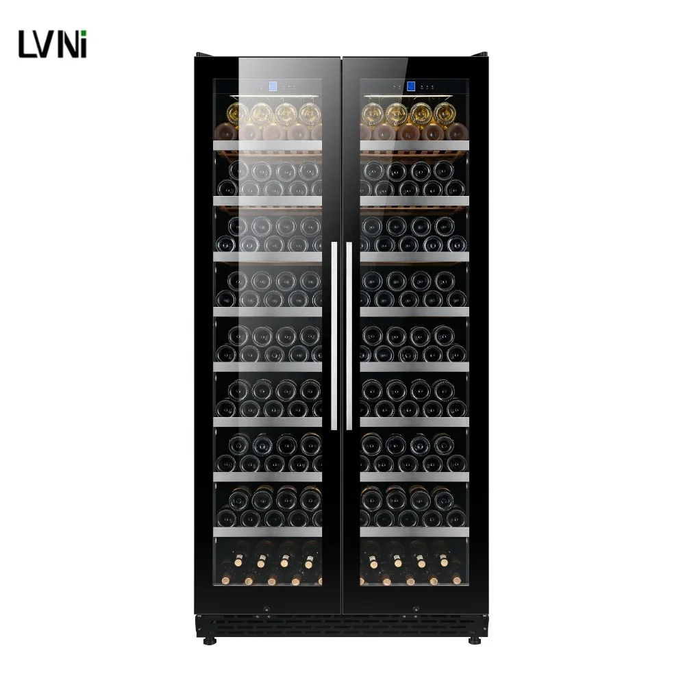 Factory Direct Customized Wine Cellar Cooling Compressor Display Cantinetta Vino Wine Fridge Built in