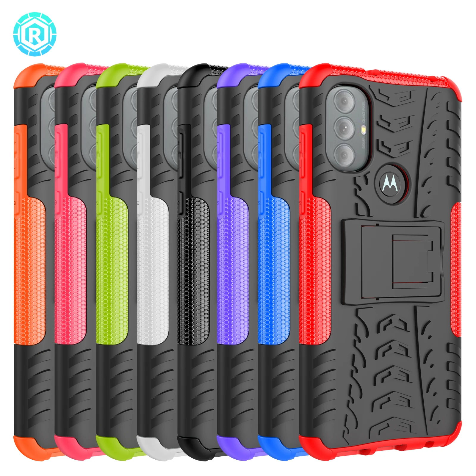 2022 Newest Model TPU PC Hybrid Anti Gravity Full Protect Phone Case With Foldable Kickstand For MOTO G POWER 2022