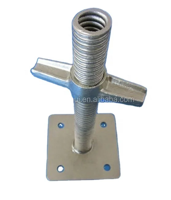 2023 New Hot Dip Galvanized Ringlock Scaffolding System Base Jack for Construction for Sale in China