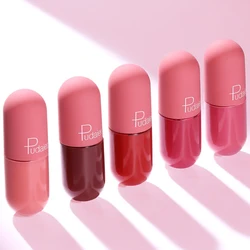 2022  Waterproof Nude Matte Glossy Sexy Red cosmetics Lip Tint Vegan mini pill lipstick sets
