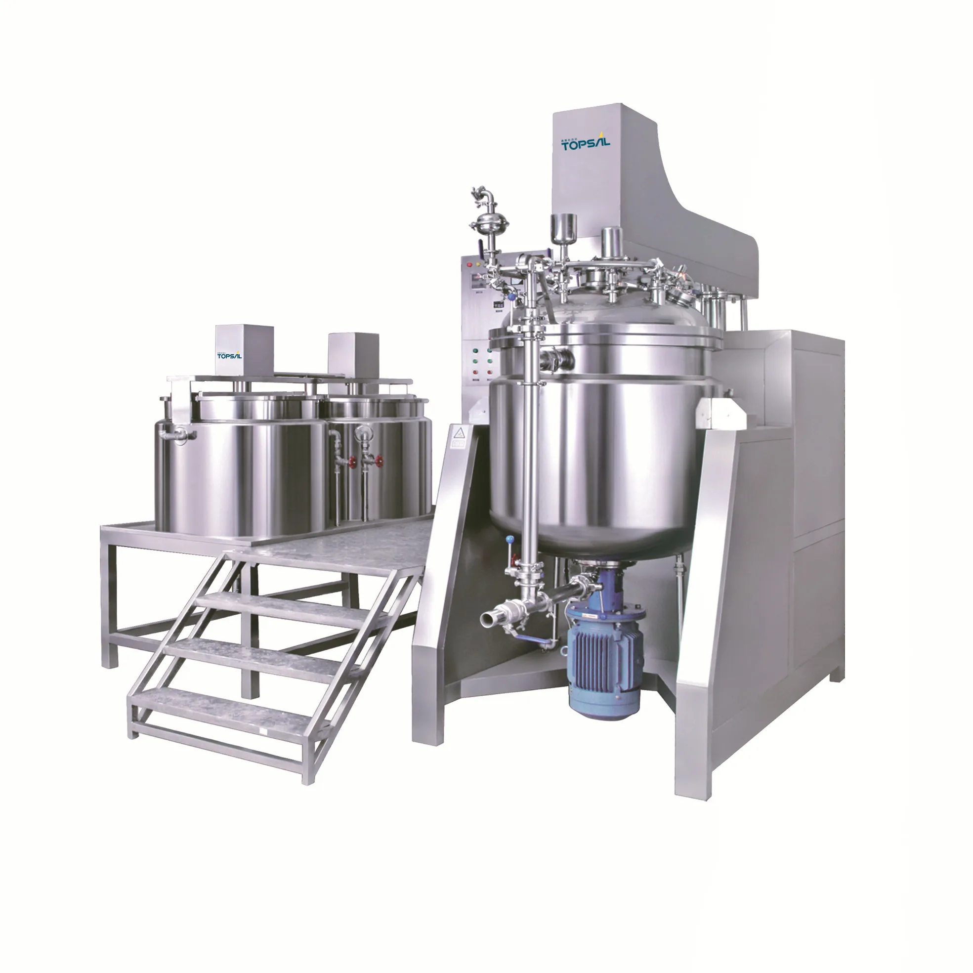 shampoo toothpaste making machine chemical pharmaceutical production line equipment vacuum emulsifying homogenizer