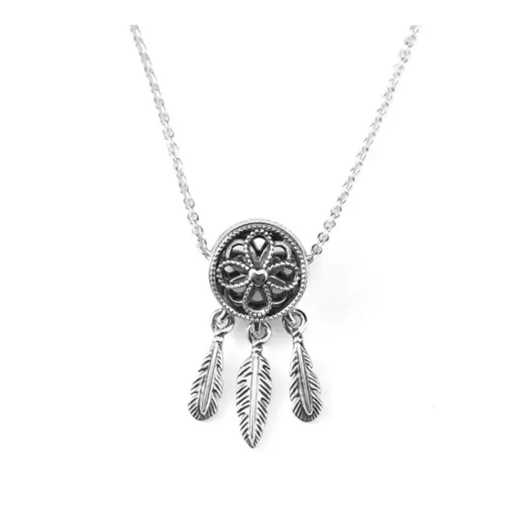
Factory wholesale S925 sterling silver necklace dream catcher necklace gift necklace 