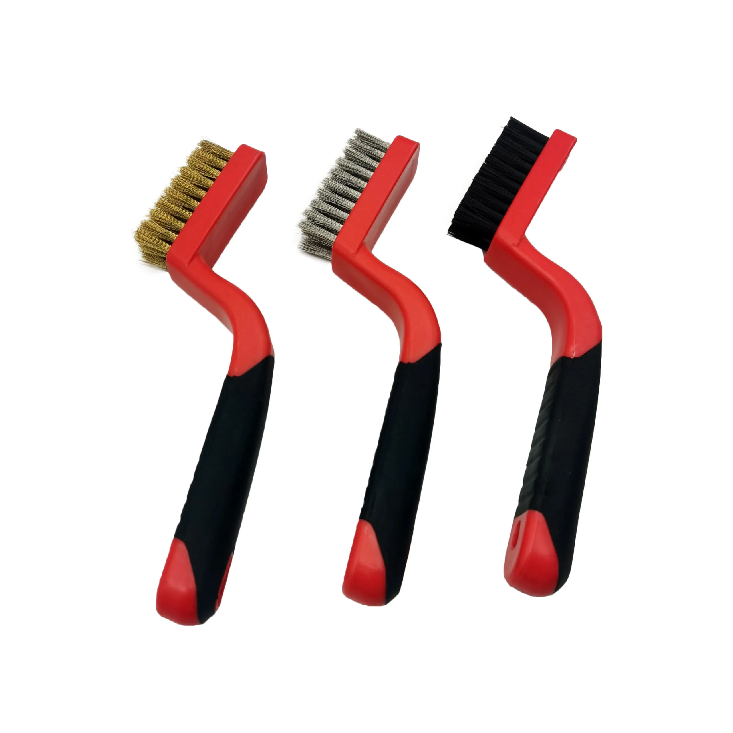 Набор из 3 щёток латуни нержавеющей стали и нейлона для сварки шлака очистки от