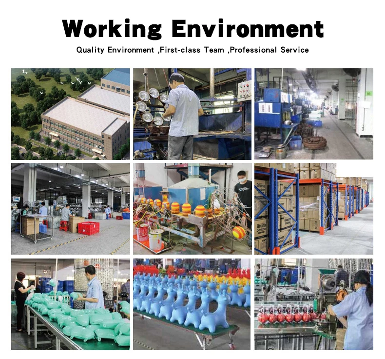 Kids Exercise Balance Safe Material Meet EN71 Custom Inflatable Plush Bouncy Animal Toy Bouncy Unicorn In Cloth For Kids