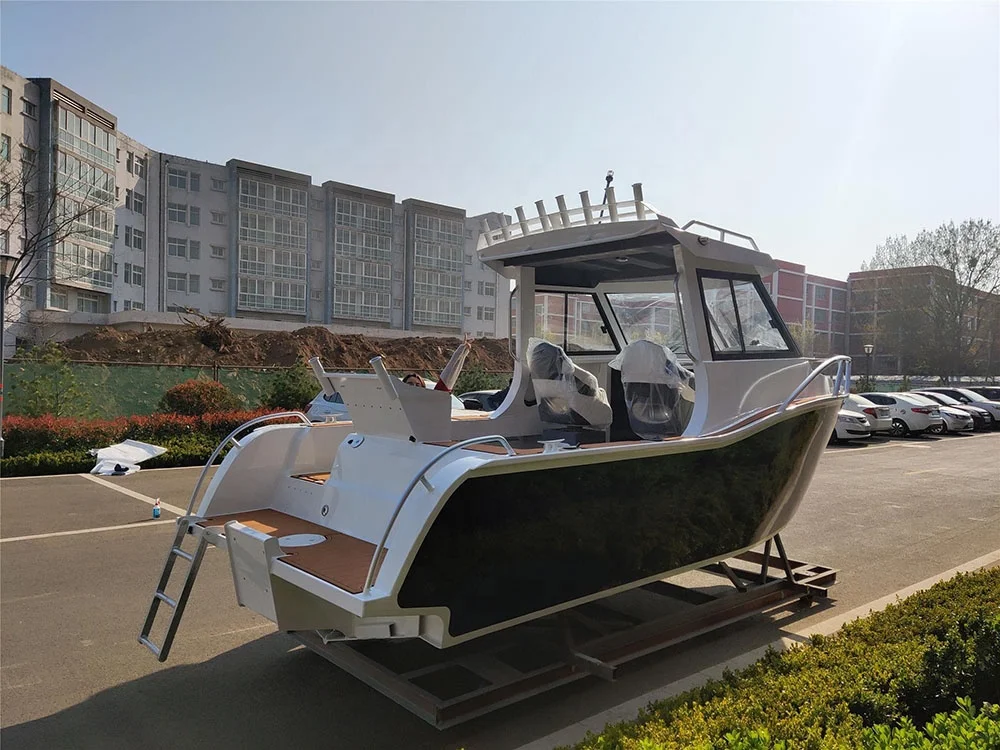 6 25 м спортивные рыбацкие лодки яхты алюминиевая каюта лодка