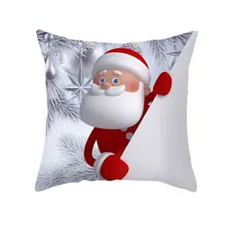 Factory direct sales Everyday Christmas Festival Living Room Decor Crocheted 100% Cotton Pillow Cover
