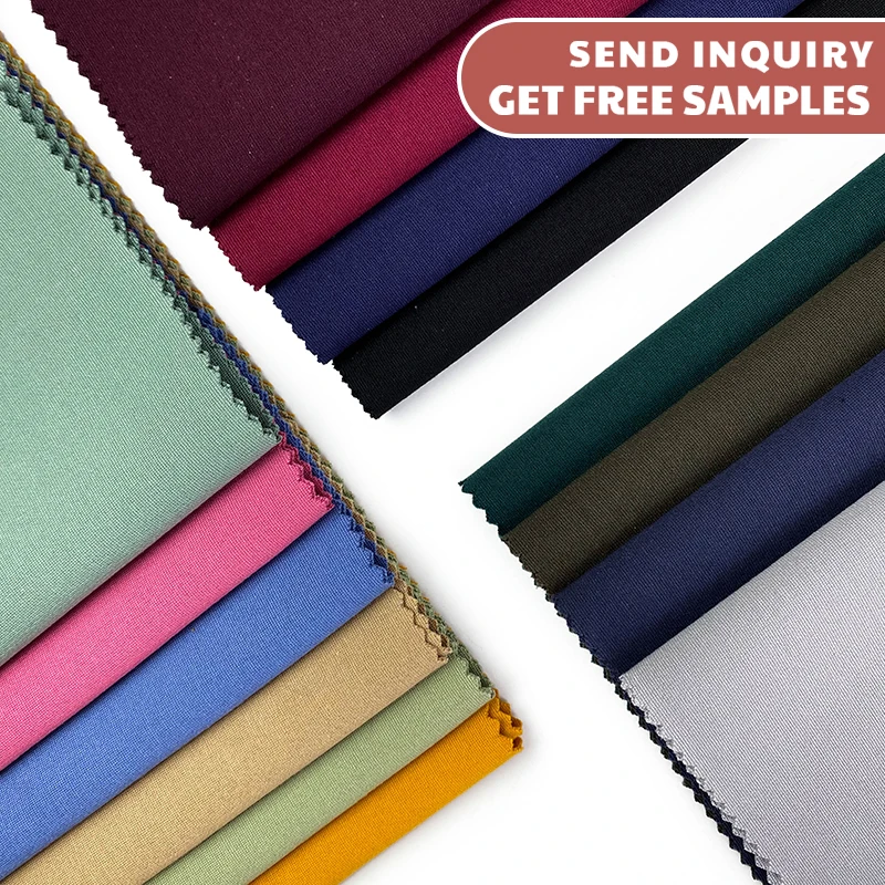 
RN ROMA fabric 40S vortex solid 380GSM ponto roma PD india textiles Loma TELAS for pants 