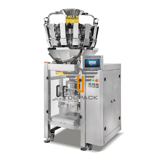 Automatic Granule Packing Machine Potato Chips All in One Weighing and Bagging Production Line