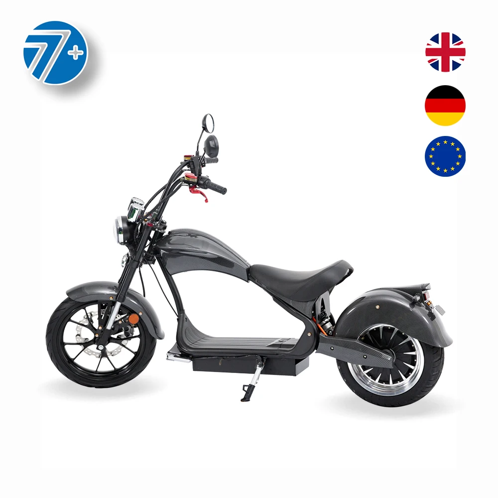 2023 Hot Selling  3000w 45km/h Electric Scooters Moped Motorcycle Citycoco MH3 Chopper Adult