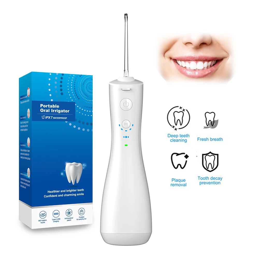 Ipx7 intelligence Water Flosser Teeth Cleaning Power Flosser Nozzle Dentist Machine Oral Irrigator Dental Water Jet