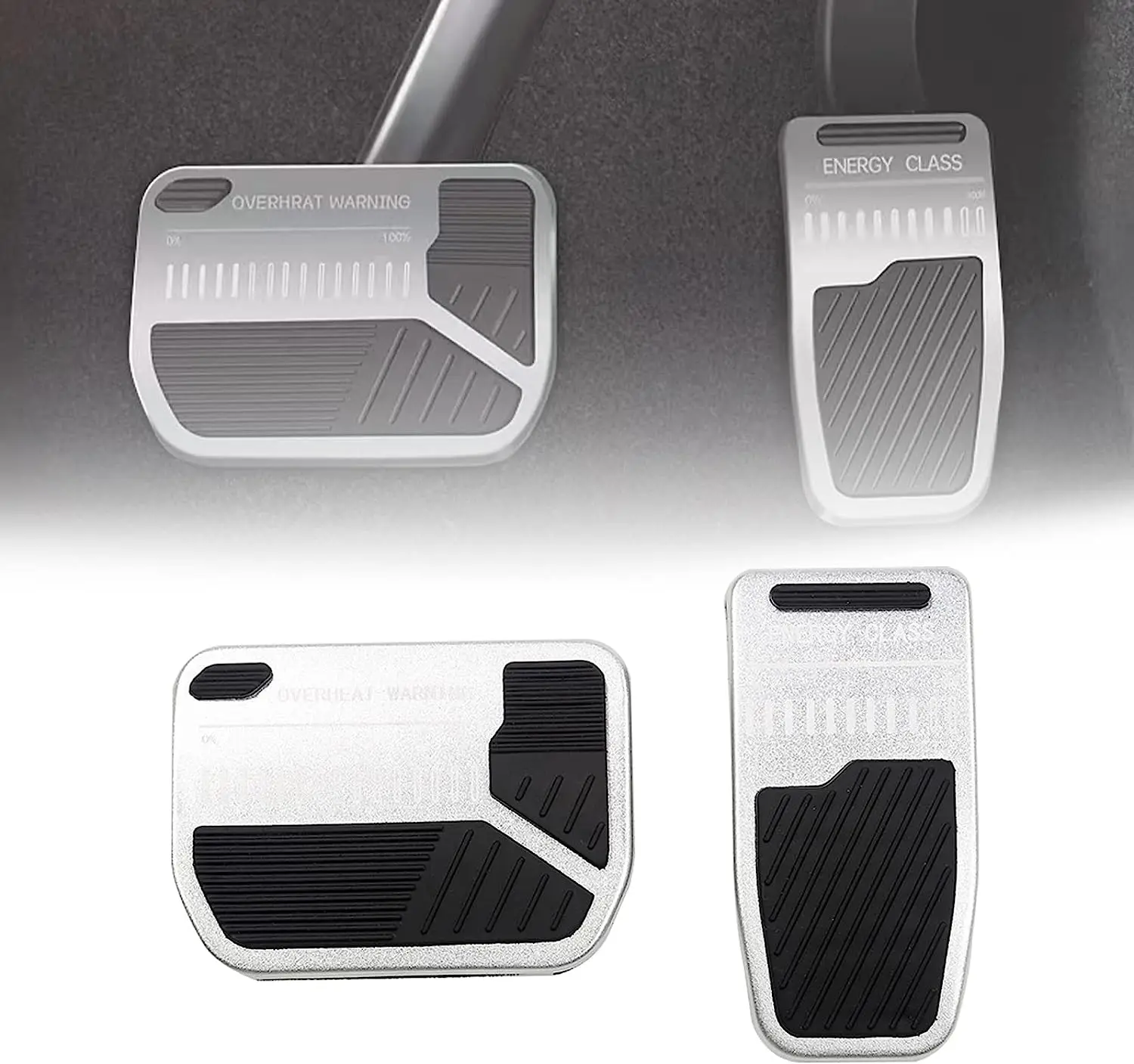 Anti-Slip Auto Foot Pedal Brake and Gas Pedal Pad Fit for Tesla Model 3 Model Y 2017-2023 Accelerator Pedal Covers