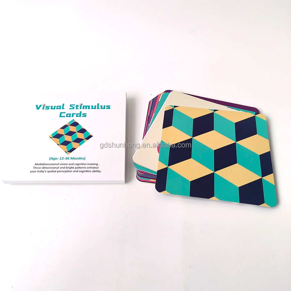 Educational toys high contrast baby flashcard 12-36 months baby visual stimulus flash cards/cognitive cards