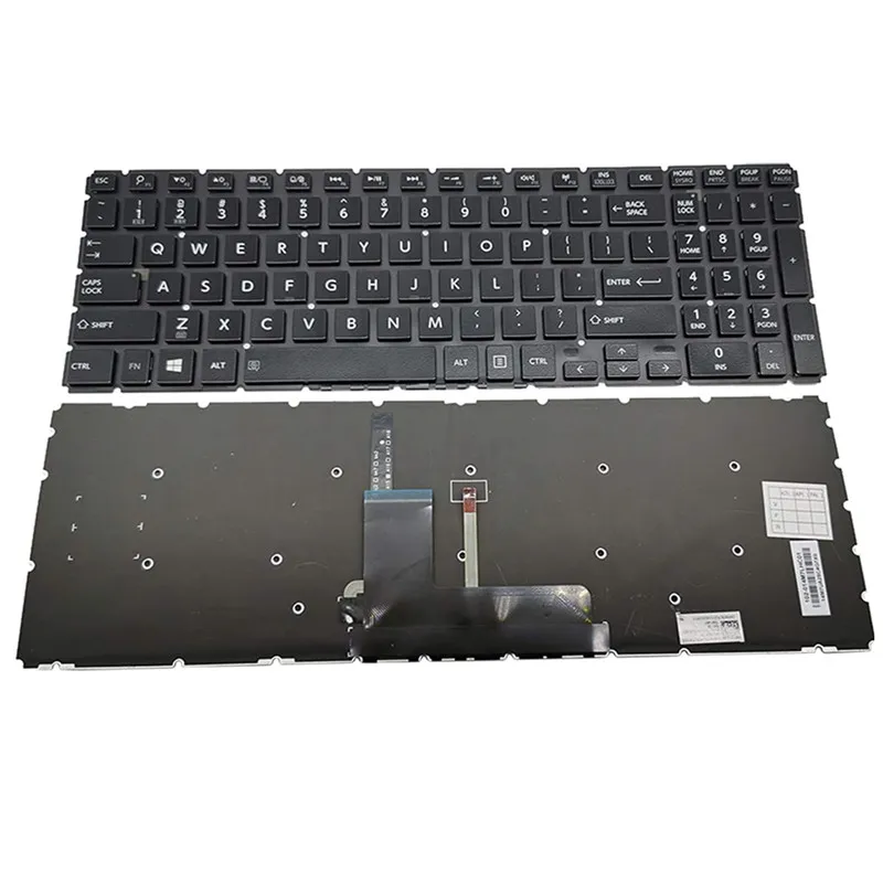 
Hot sale laptop keyboard for Toshiba Satellite L50-C L55W-C L55D-C American black keyboard USA/UK/SP 