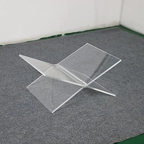 VONVIK 2020 Plexiglass Open Book Display Clear Acrylic Desktop Book Holder