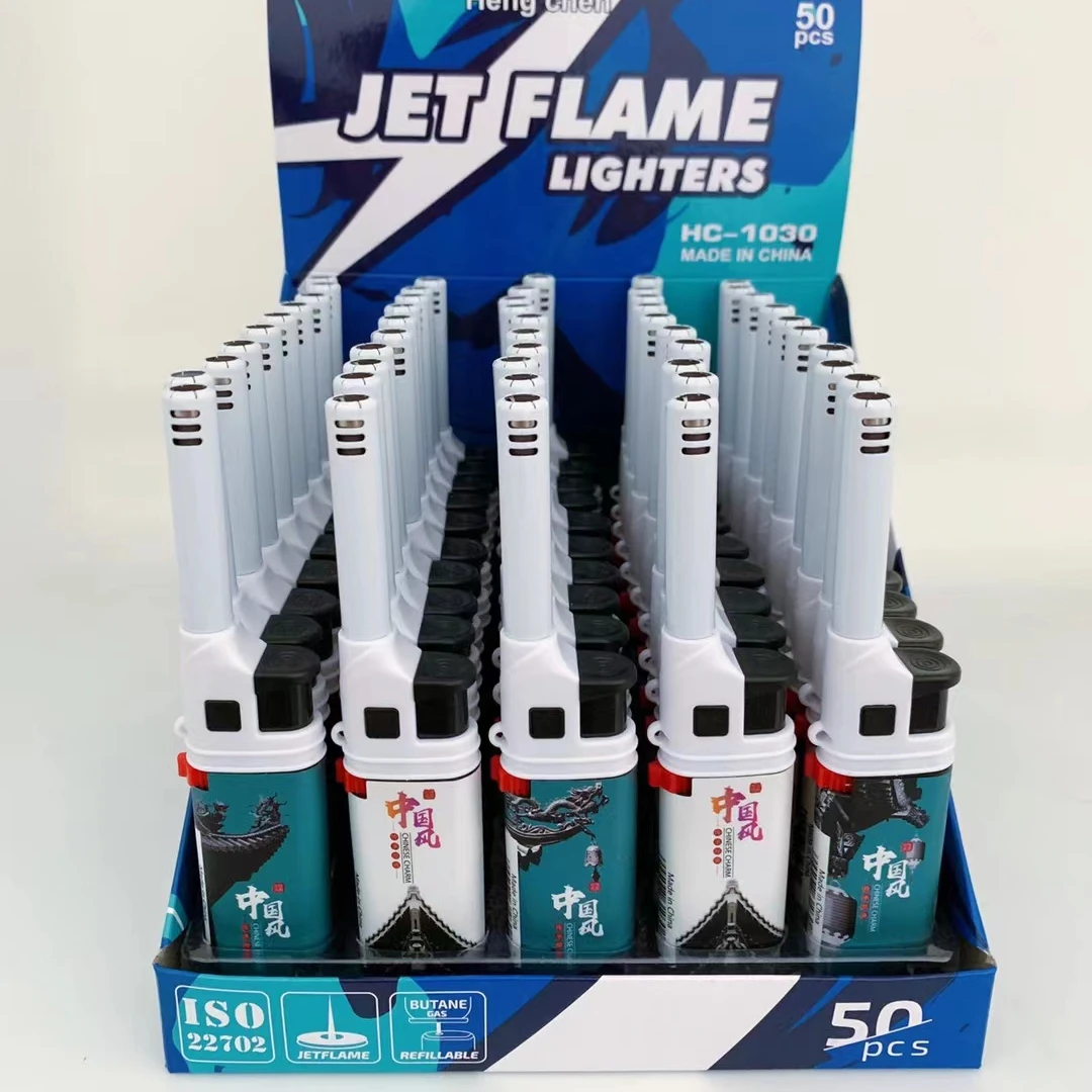 Курение газовая кухонная зажигалка для барбекю OEM HC-1030 дешевой цене яркое мини-платье на лето хит продаж популярный Наполняемый с открывалка
