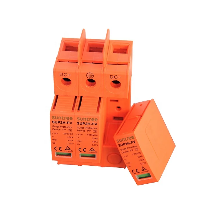  Suntree SUP2-PV 20KA до 40KA DC SPD солнечный PV стабилизатор напряжения с пиковым