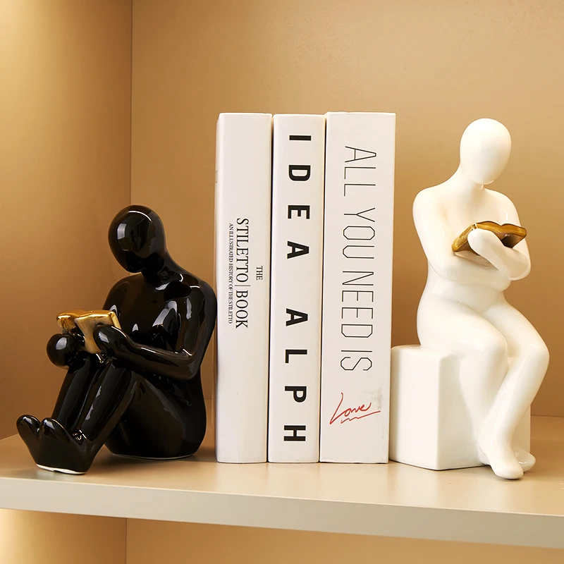 Wholesale Custom Desktop Bookends Nordic Book stand Decorative Home Ornament Home Decor Bookend