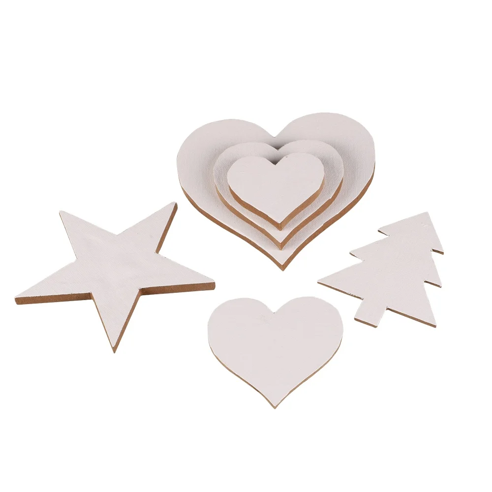 
Customized Good Quality Special Shape White Artist Canvas Panel For Student Paint supplier 