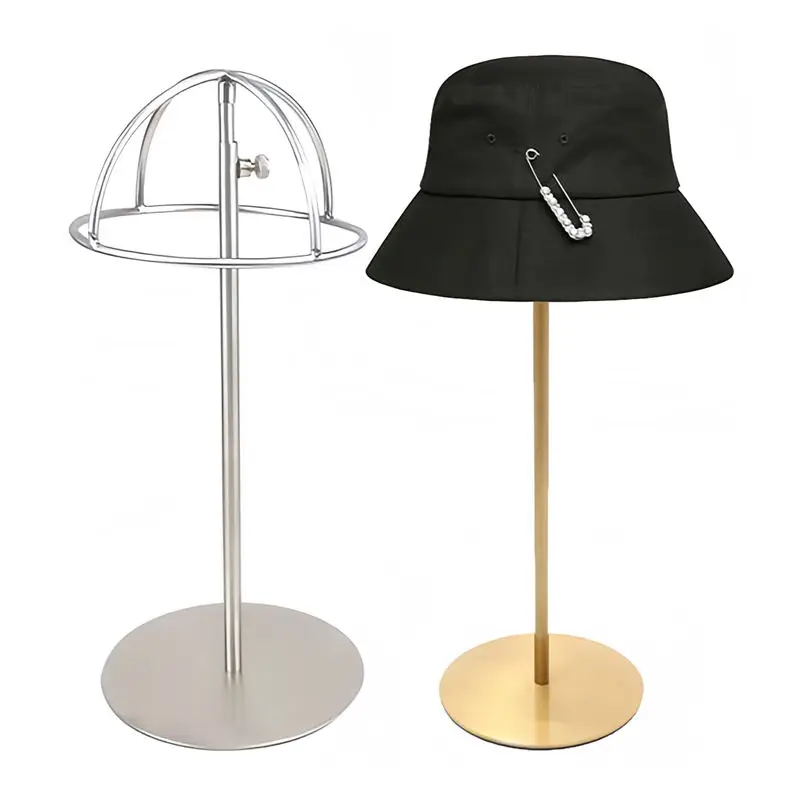 High and low adjustable hat stand display rack for supermarket stores, available in a variety of colors