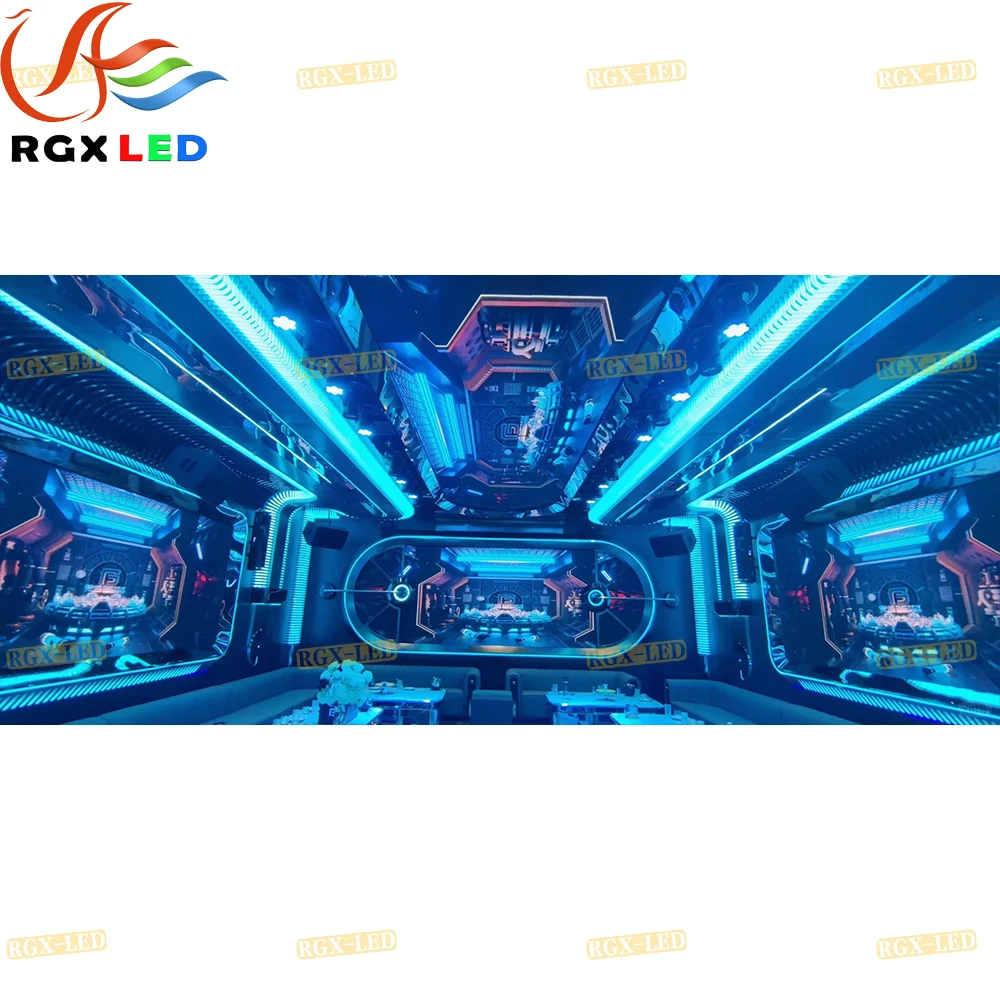 Полноцветный ночной клуб 3D настраиваемый формы Dj стол RGXDj стенд светодиодный дисплей