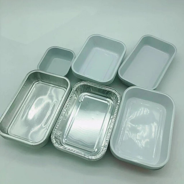 Aluminum foil food container of various sizes in guangzhou