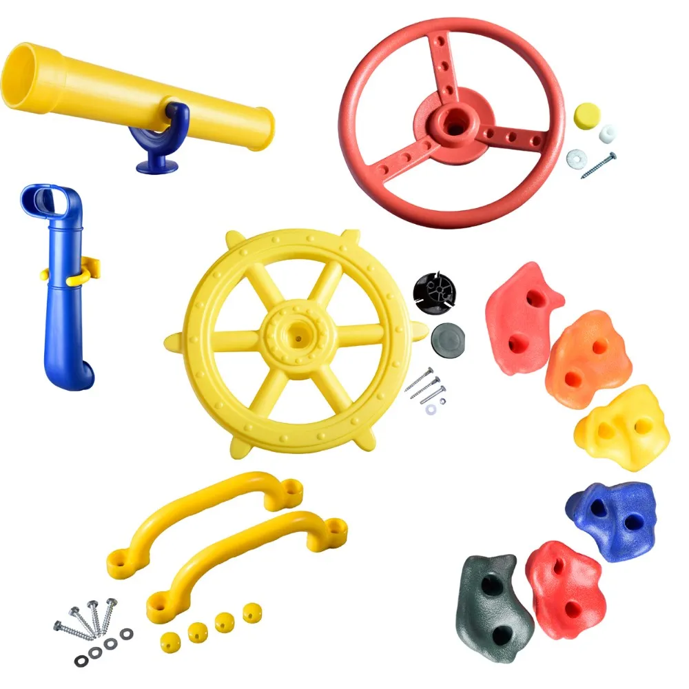 Outdoor Plastic Climbing Rocks Playground Accessories Garden Swing Parts