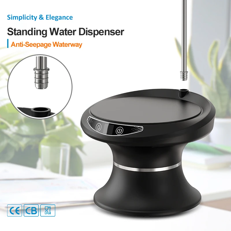 In Stock Wholesale Water Bottle Dispenser Pump Machine Automatic Mini Smart Standing Small Bottom Loading For Drinking Water