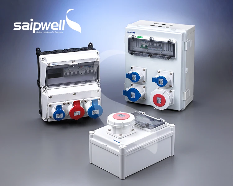 SAIPWELL J IP67 ABS Watertight Enclosure Electrical Cabinet Box Terminal Connection Box