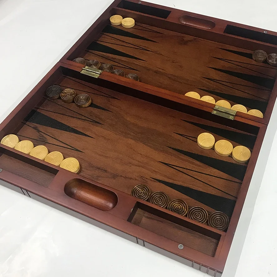 Followa wooden backgammon custom wood tavla backgammon board game jeu de backgammon de luxe back gammon