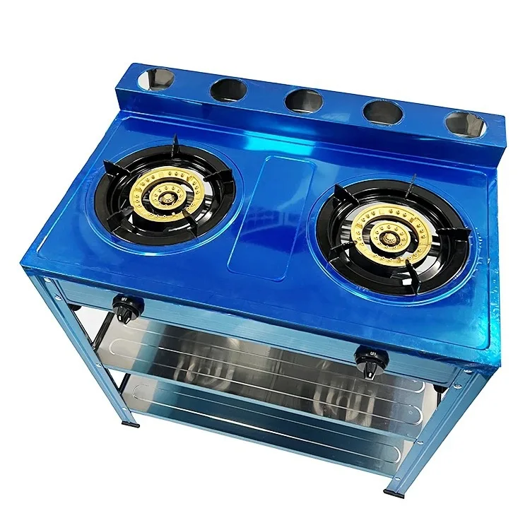 China Hot-selling High-efficiency 4 Burners 2 Burners Standing Gas Stove Home restaurant