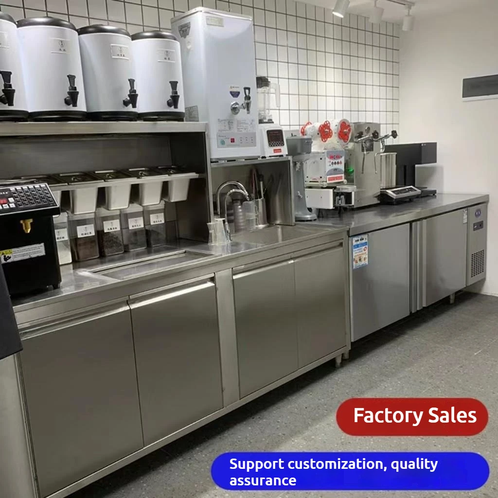 Commercial New Design Bubble Tea Bar Counter Full Boba Tea Machine Set for Restaurant and Food Shop Milk Tea Application