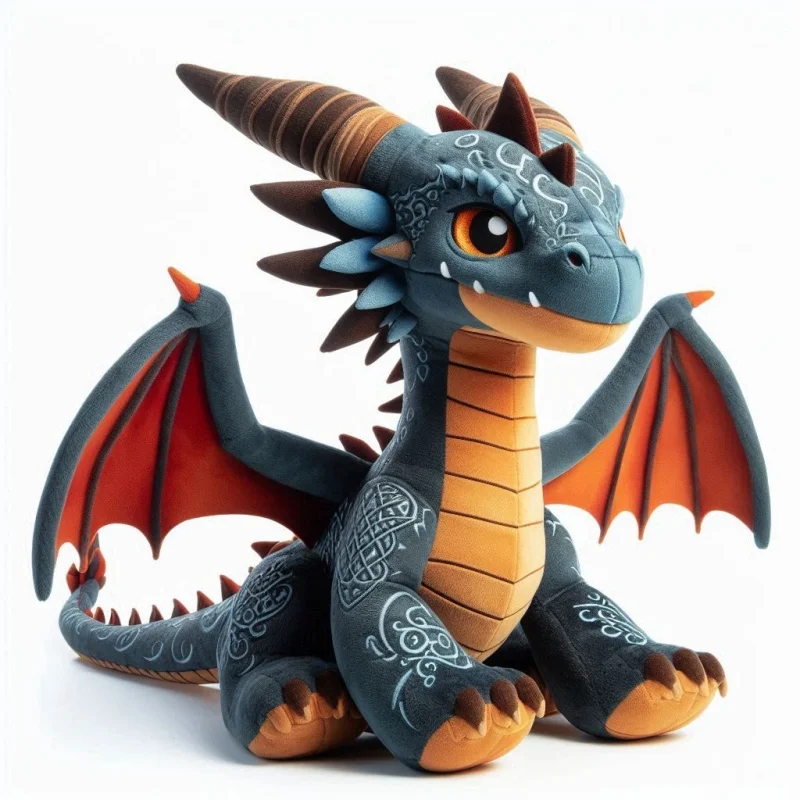 Dragon Stuffed Animal With Wings Cute Soft Dragon Pterosaur Plush Toys Dinosaur Plushies Pillow Doll