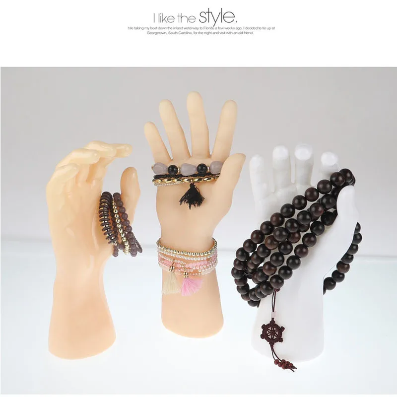 2024 Window display jewelry bracelet female plastic mannequin hands for glove and accessory display