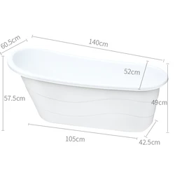 Customized Printed Hip Portable Luxury Bath Tub For Adults