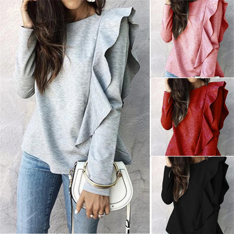  Лучшие продажи женские Топы Блузки топы blusas de