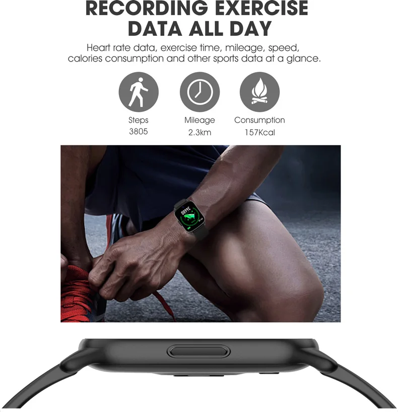 GFORDT Waterproof Sports Life Smartwatch KW17/Pro Smart Watch for Apple