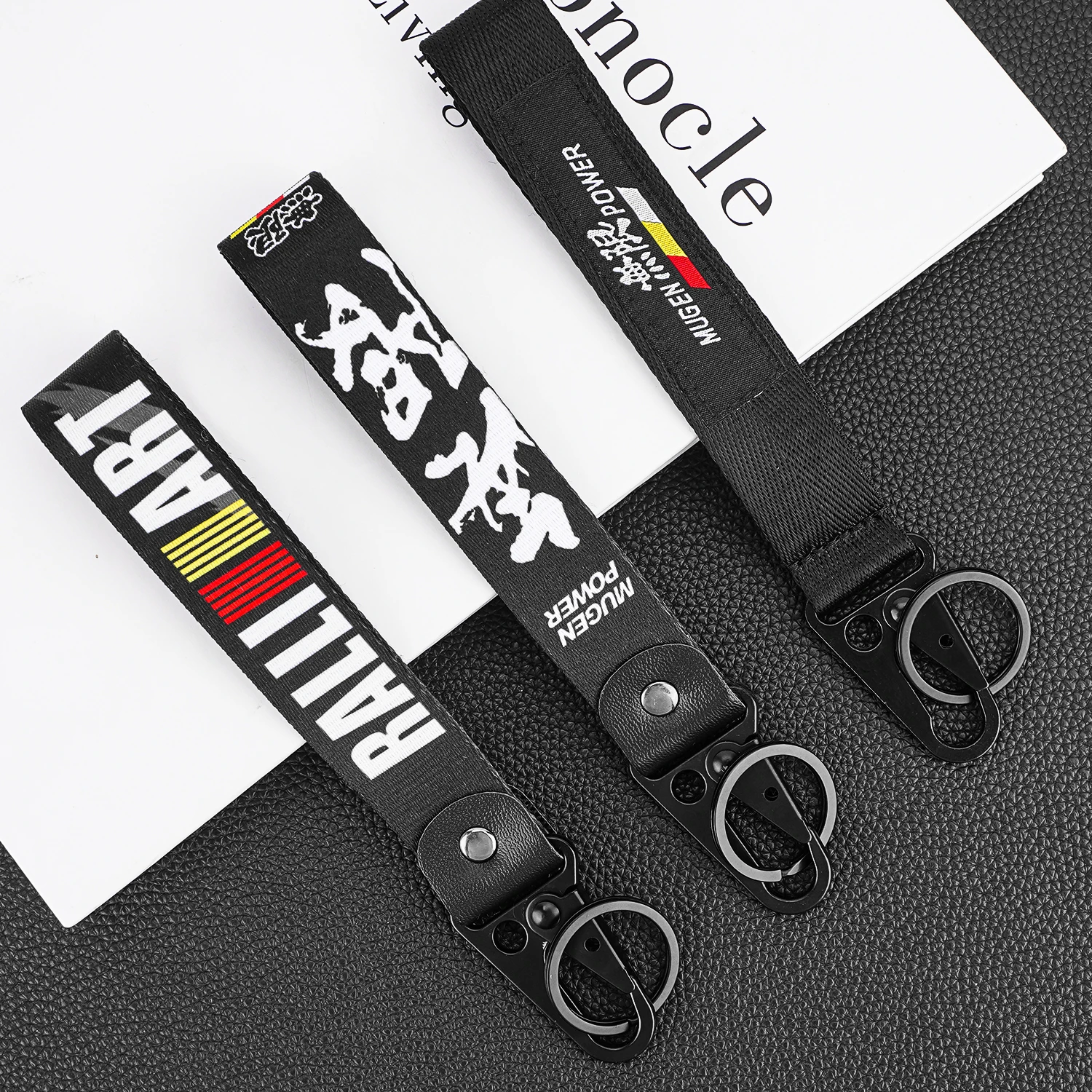 Изготовленный на заказ брелок-ремешок из хлопчатобумажной ткани для женщин и девушек