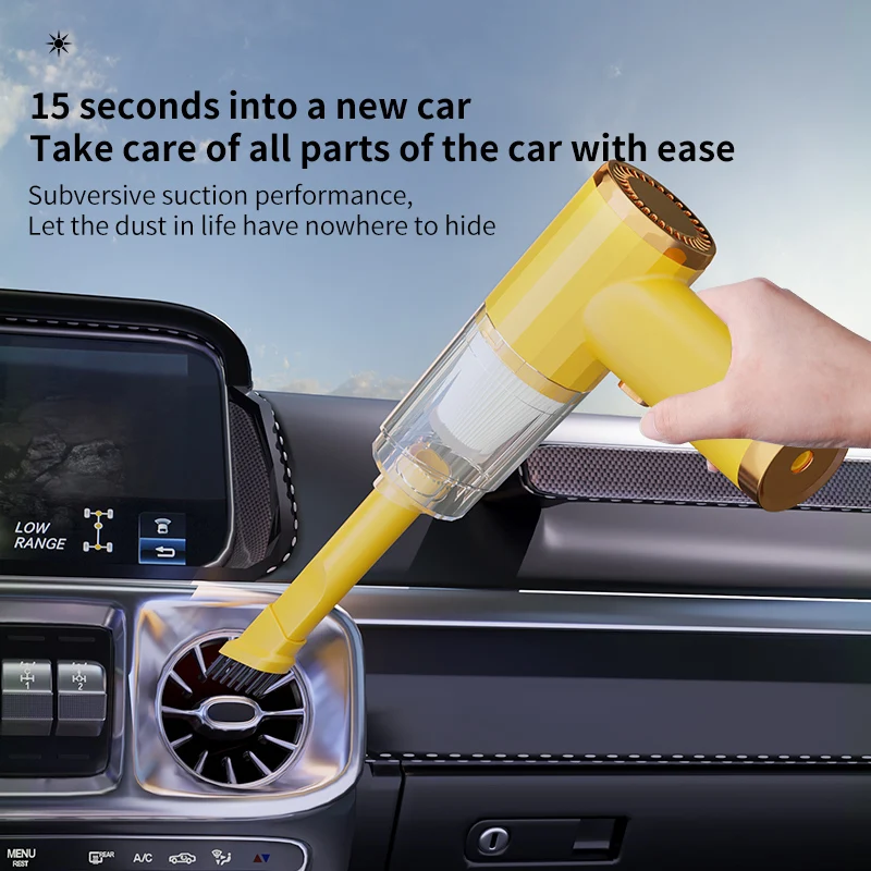 Handy Vacuum Cleaner Wireless 16000pa Mini Cordless Handheld Stick Vacuum Cleaner Rechargeable Four in One Vacuum Cleaner