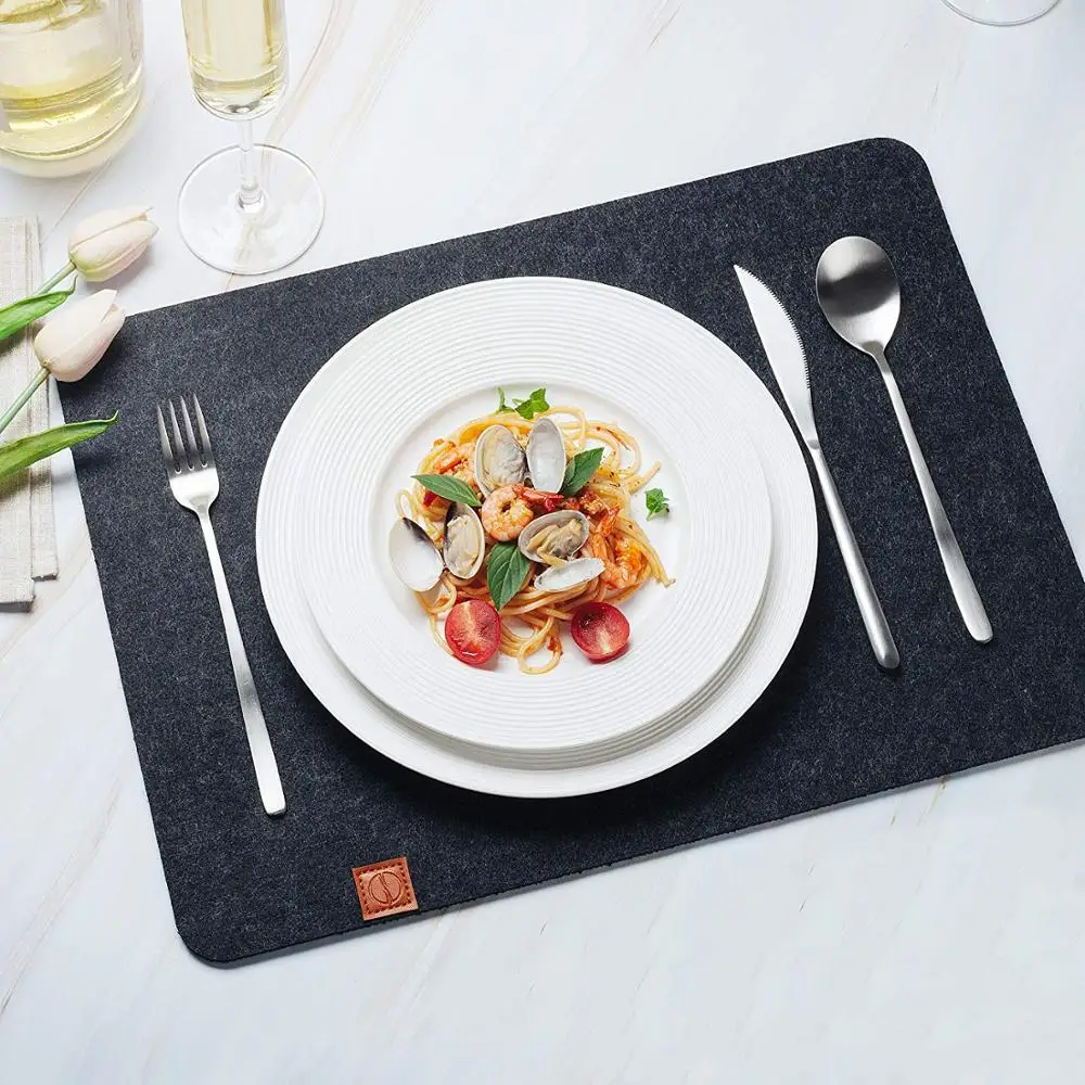 Factory Price Durable Felt Table Place Mat for Dinnerware