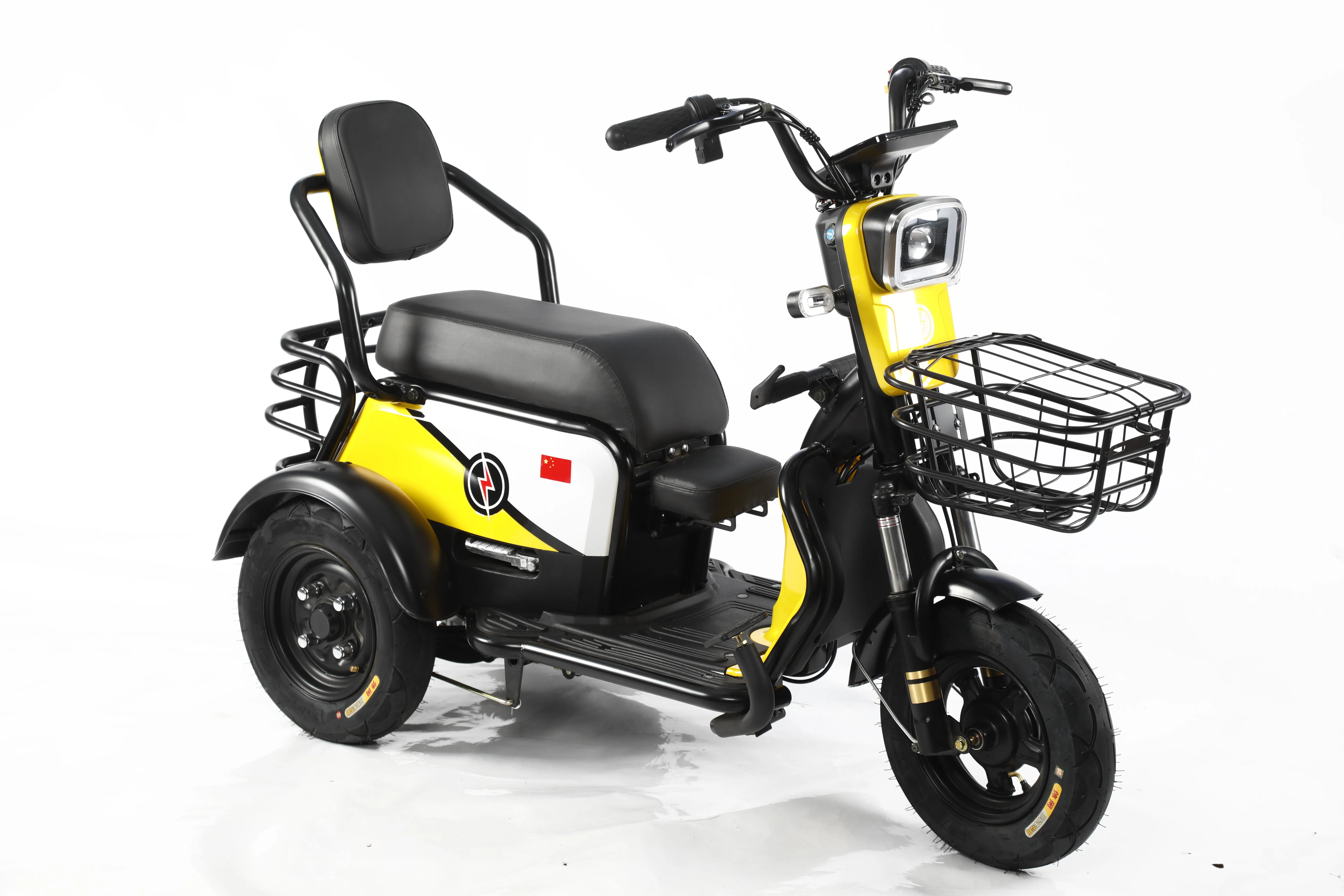 China Factory Small Size Scooter Electric Tricycle Electric Cargo Bike Family Electric Bike