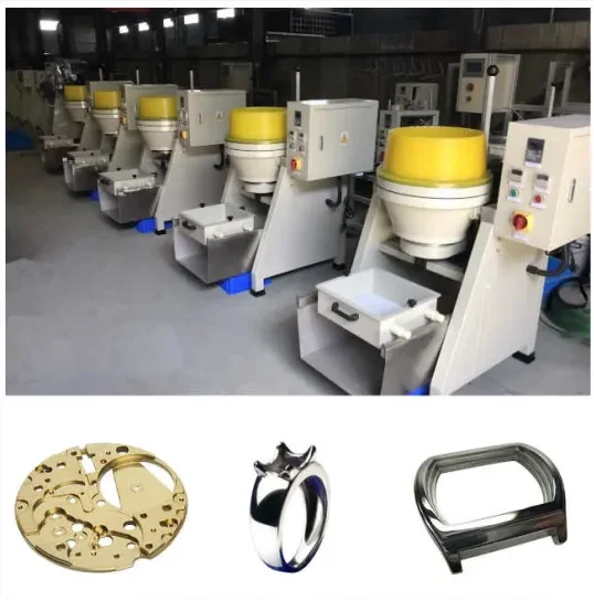 Disc finishing machine zipper mirror finishing  centrifugal polisher machine