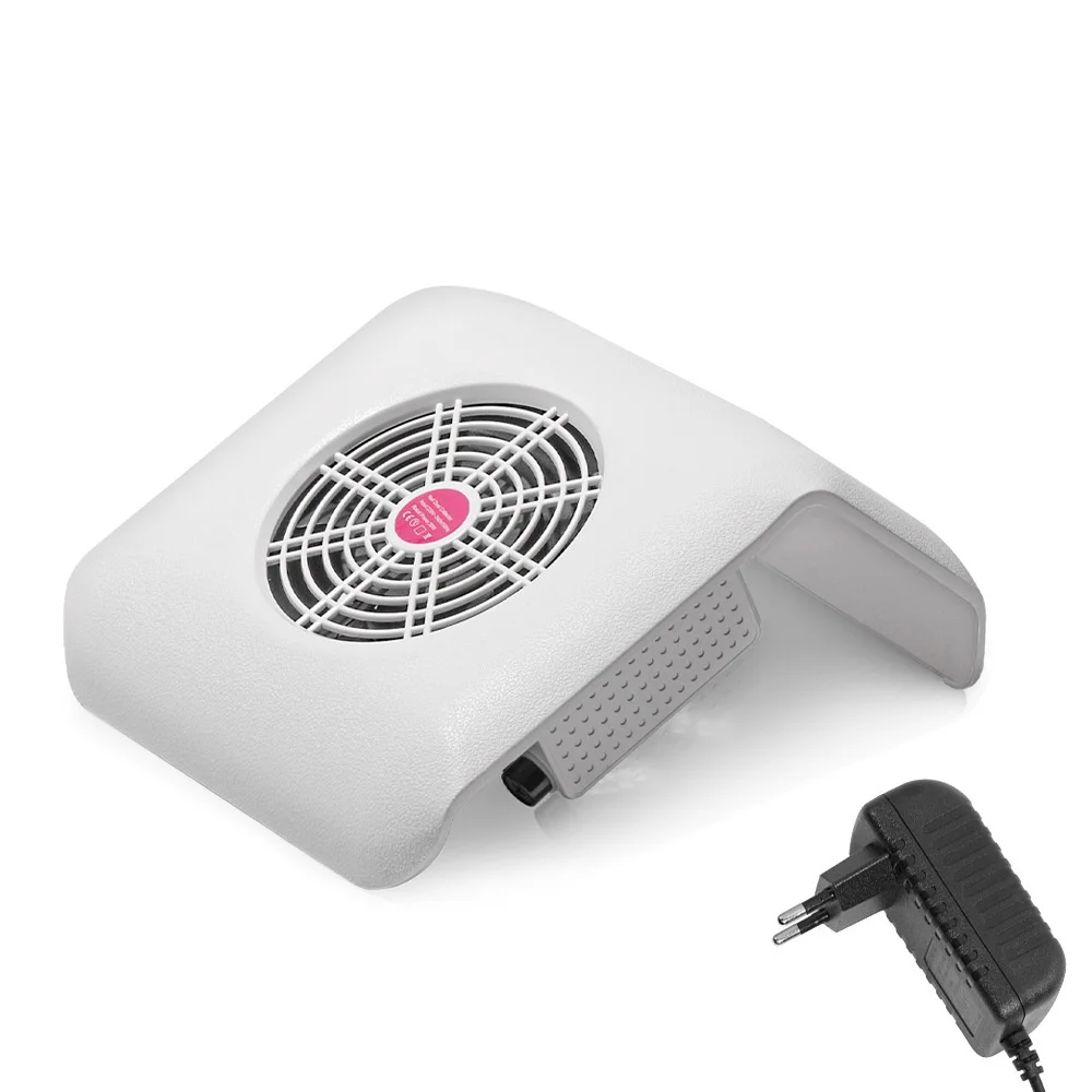 New Nail Dust Collector 4Fans Nail Dust Extractor Vacuum Cleaner Manicure Machine Nail Dust Collector for Home Beauty Salon Use