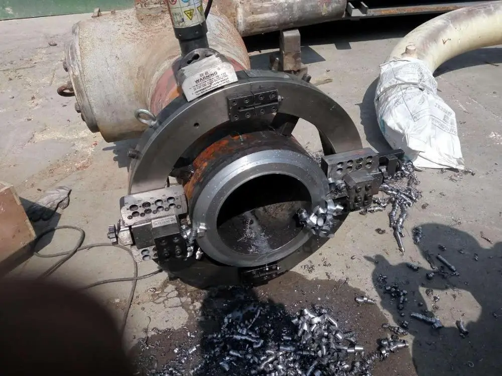 Thick walled  Pipe Cutting And Beveling Machine