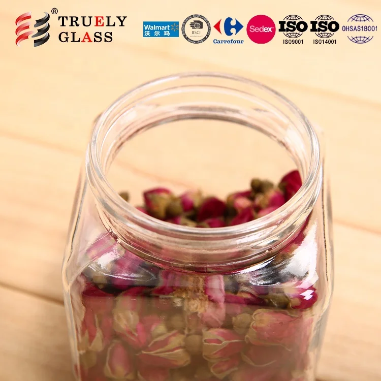 Factory Direct High Quality glass jar home goods Cheap Price Practical glass storage tank